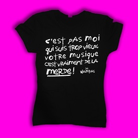 T-shirt "C'est pas moi qui suis trop vieux..."