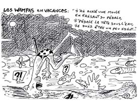 J'ai avalé une mouche